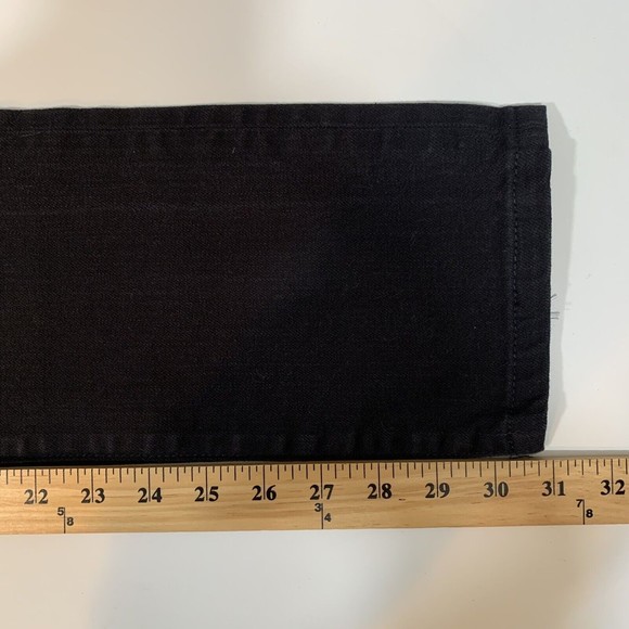 TORY BURCH Super Skinny Jeans Womens 27 Black Denim Cotton Stretch Low Rise - Picture 7 of 10